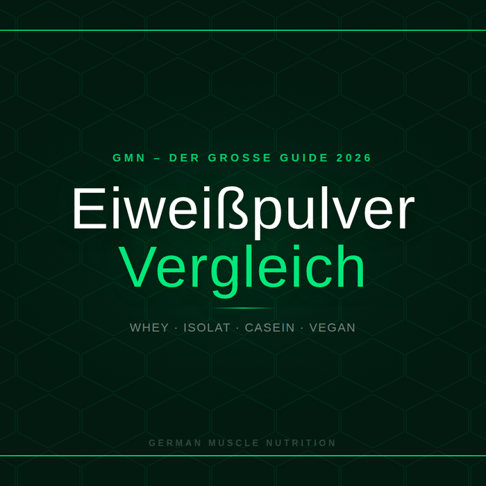 Eiweißpulver Vergleich 2026: Whey vs. Isolat vs. Casein vs. vegan