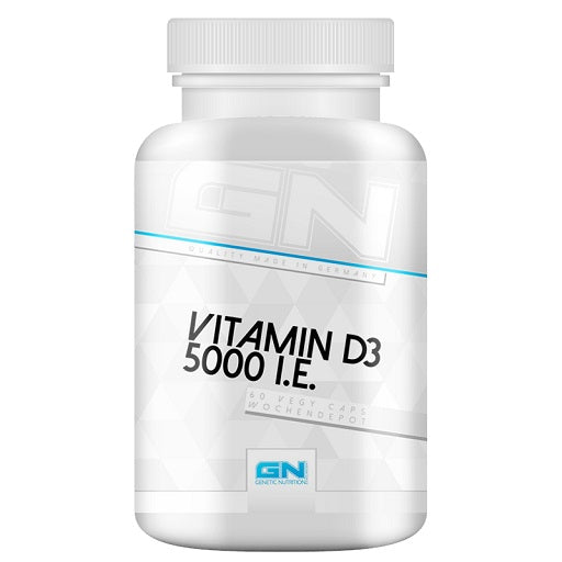 GN Vitamin D3 5000IE - 60 Kapsel - German Muscle Nutrition