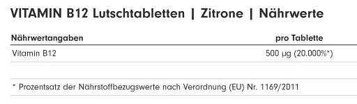 ProFuel Vitamin B12 - 240 Lutschtabletten