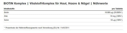 ProFuel BIOTIN Komplex 365 Tabletten - German Muscle Nutrition