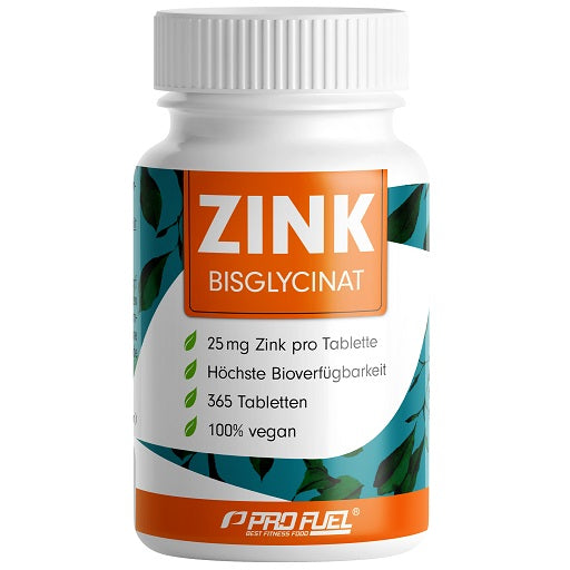 ProFuel Zink Bisclycinat hochdosiert 365 Tabletten - German Muscle Nutrition