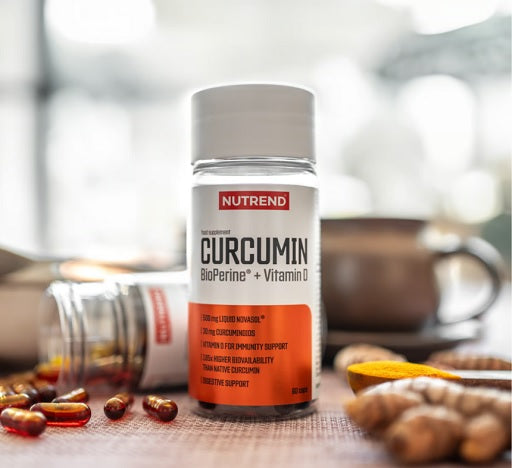 Nutrend Curcumin  Bioperine  Vitamin D, 60 Kapseln