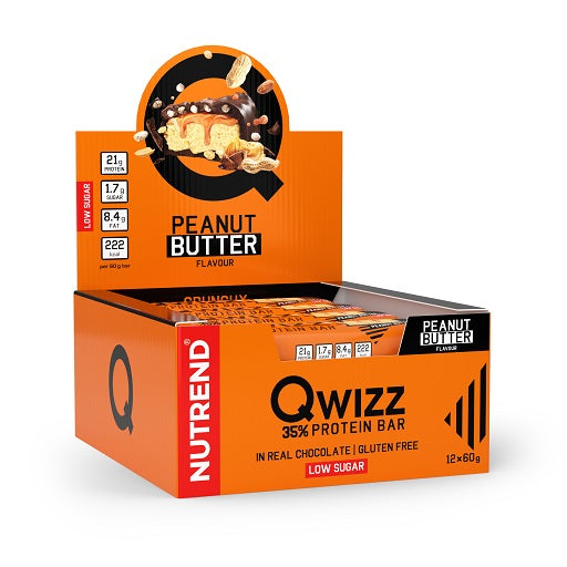 Nutrend QWIZZ Crunchy Protein Bar 12x60g - German Muscle Nutrition