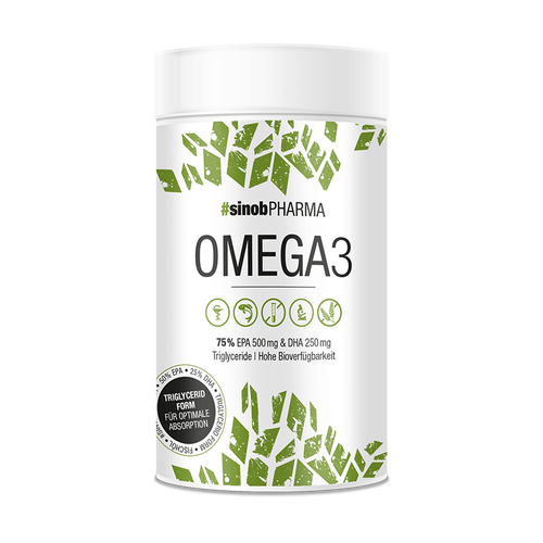 Sinob Omega-3 Max 120 Kapseln - German Muscle Nutrition