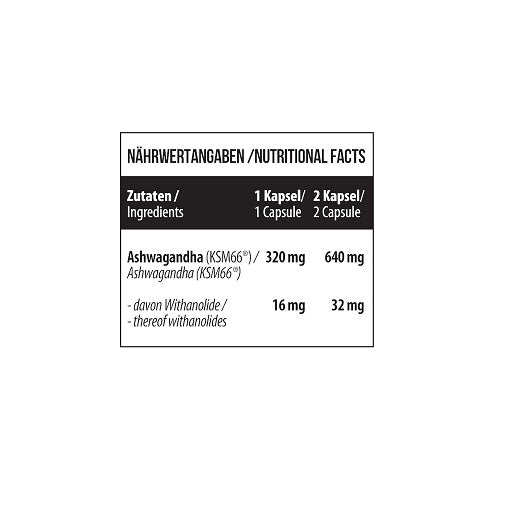 MST - Ashwagandha KSM 66® - 60 Caps