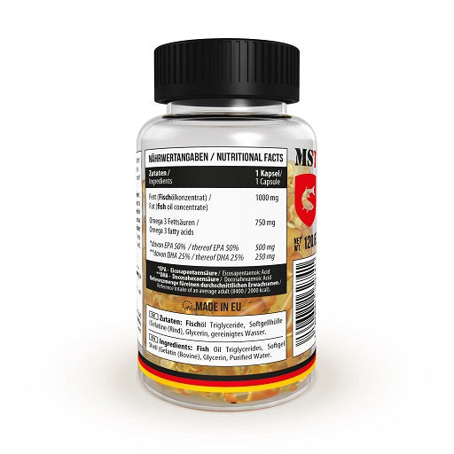 MST - Omega 3 TRIGLYCERIDE 90 Kapseln - German Muscle Nutrition