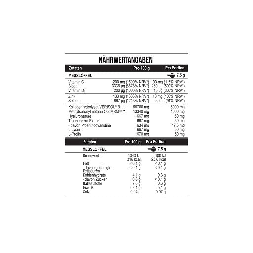 MST - Beauty Collagen Verisol  OptiMSM 225g