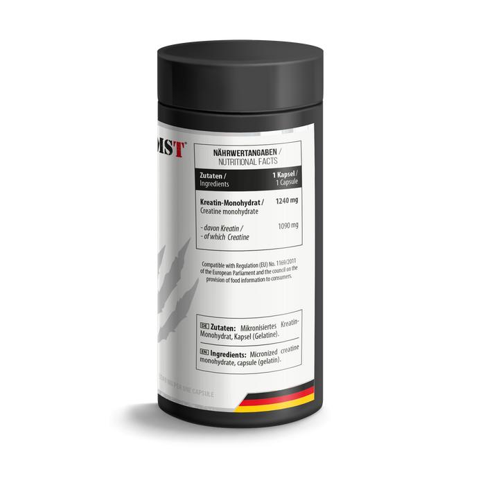 MST - Creatine Monohydrate 120 Kapseln - German Muscle Nutrition