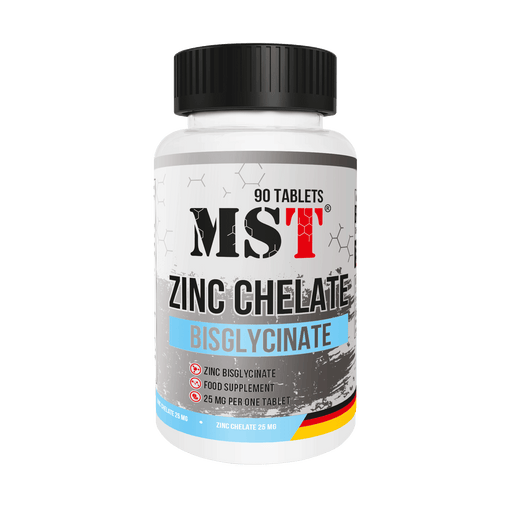 MST - Zink Chelate Bisglycinate 90 Tabletten - German Muscle Nutrition