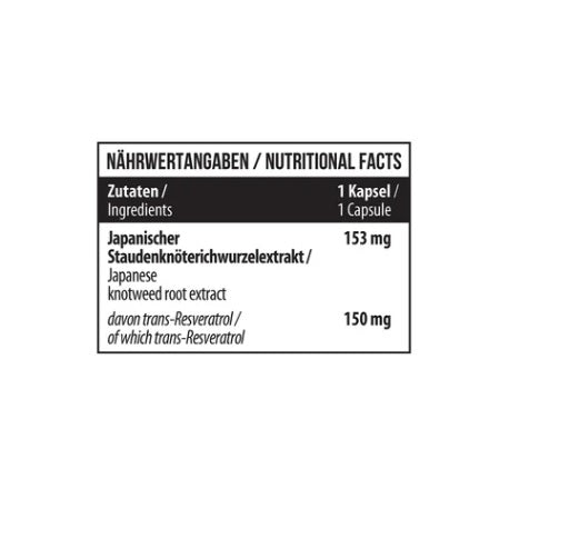 MST - Resveratrol 150mg 60 Kapseln