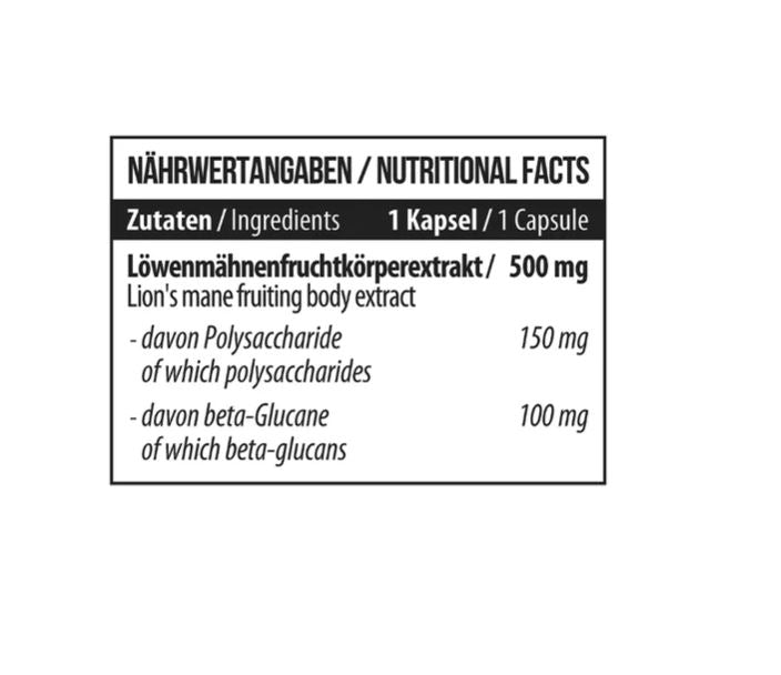 MST - Lion's Mane Mushroom 60 Kapseln