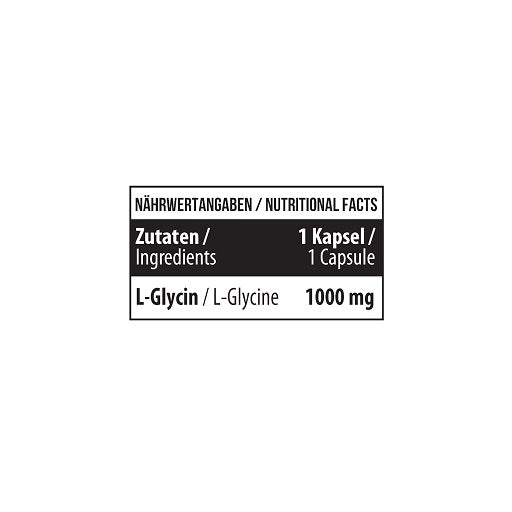 MST - Glycine 1000mg 60 Kapseln