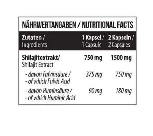 MST - Shilajit 60 Kapseln