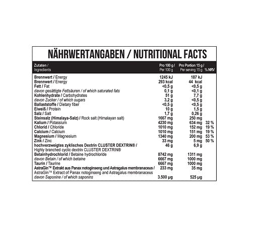 MST - Aqua Power Electrolyte Boost - 360g