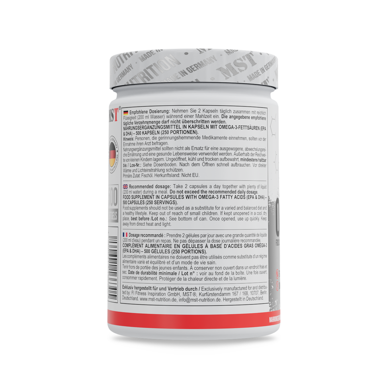 MST - Omega 3 Selected 500 Kapseln
