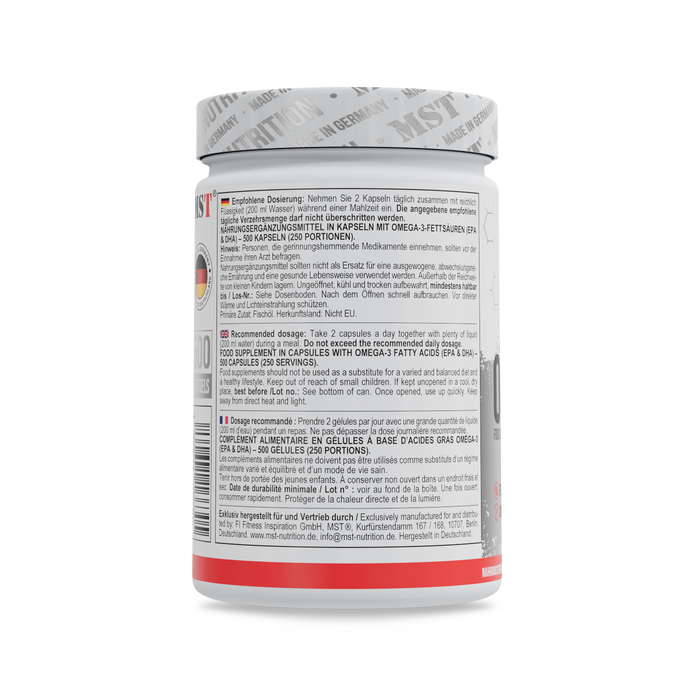 MST - Omega 3 Selected 500 Kapseln