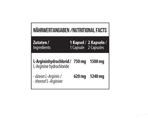 MST - L-Arginine - 120 Kaps.