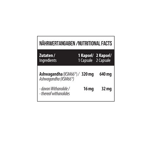 MST - Ashwagandha KSM 66® - 120 Caps