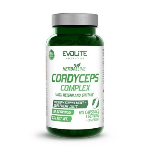 Evolite Nutrition Cordyceps Complex 60 Kapseln - German Muscle Nutrition