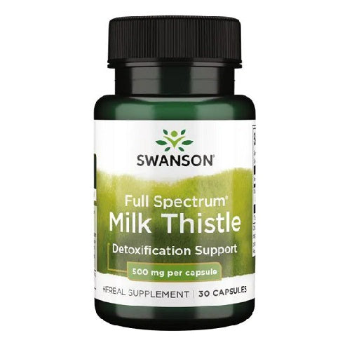 Swanson Milk Thistle 500mg 30 Kapsel - German Muscle Nutrition