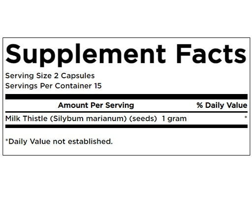 Swanson Milk Thistle 500mg 30 Kapsel - German Muscle Nutrition