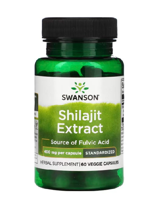 Swanson Shilajit Extract 400mg - 60 Kapseln