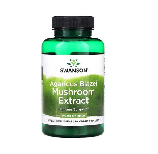Swanson Agaricus Blazei Pilzextrakt - 500 mg 90 Kapseln
