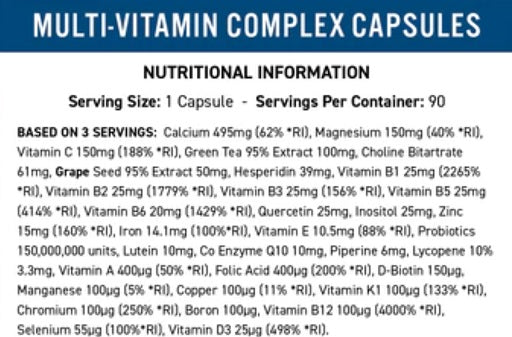 Applied Nutrition Multi-Vitamin Complex 90 Kapseln - German Muscle Nutrition