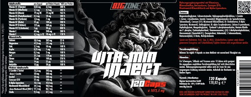 Big Zone Vita-min Inject - 120 Kapseln