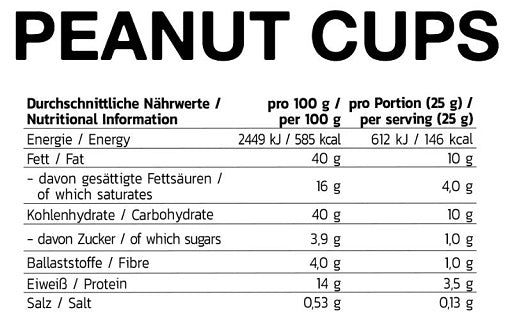 INLEAD Peanut Cups - Karton 15x50g