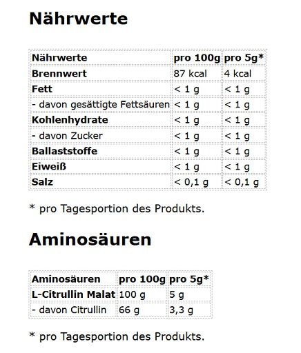 NNT Citrullin 210g
