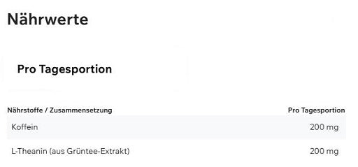 ESN Caffeine  L-Theanine 100 Kapseln
