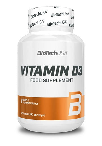 BioTech Vitamin D3 60 Tabletten - German Muscle Nutrition