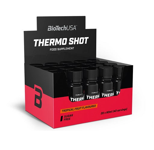 BioTech Thermo Shot 20x 60ml - Tropical Fruit - German Muscle Nutrition