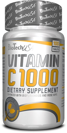 BioTech Vitamin C 1000 - 100 Tabl. - German Muscle Nutrition