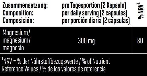 Body Attack Magnesium Bisglycinat 120 Kapseln - German Muscle Nutrition