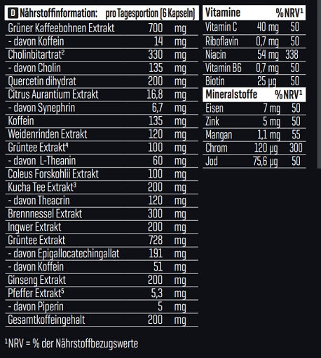 Body Attack Lipo 100 - 60 Kapseln