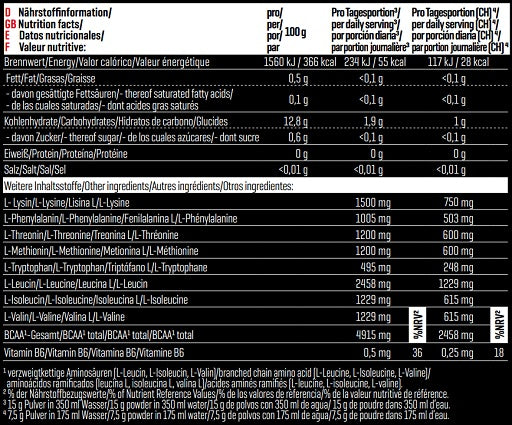 Body Attack Extreme Instant EAA - 500g - German Muscle Nutrition