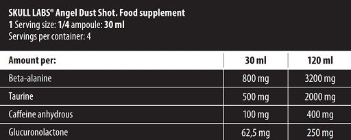 Skull Labs - Angel Dust Shot 24x120 ml - German Muscle Nutrition