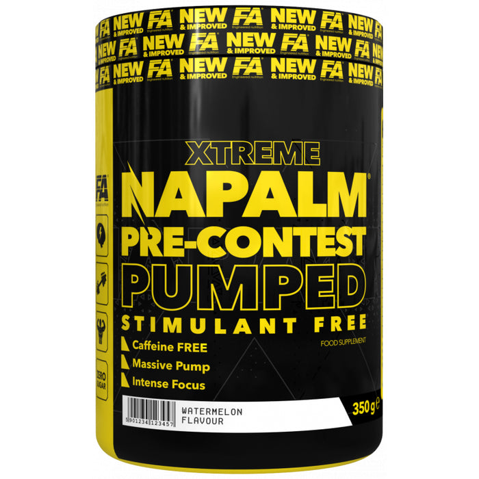 FA Nutrition Napalm PreContest PUMPED STIMFREE - 350g - German Muscle Nutrition