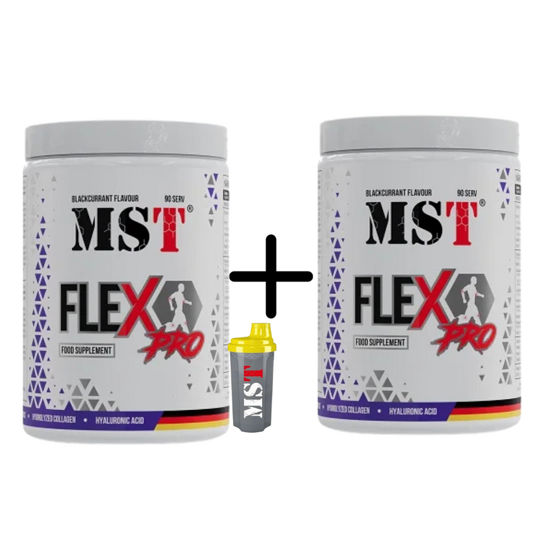 2x MST Flex Pro 945g + Shaker  – Kollagen, Glucosamin, MSM & Hyaluronsäure uvm.