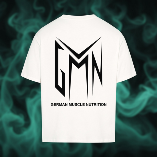 GMN Oversized Shirt, Logo schwarz Rückseite - German Muscle Nutrition