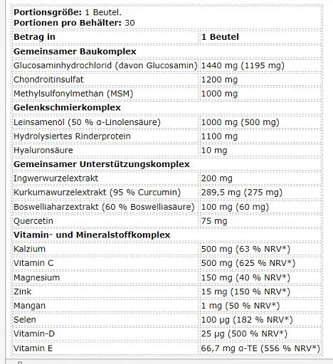 Bad Ass Flex 30 Sachets - German Muscle Nutrition