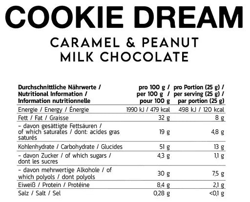 INLEAD Cookie Dream Caramel & Peanut 125g - German Muscle Nutrition