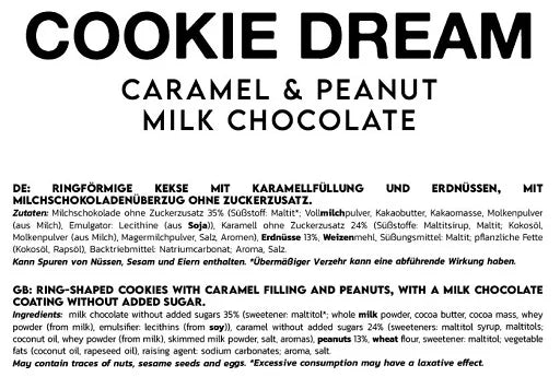 INLEAD Cookie Dream Caramel & Peanut 125g - German Muscle Nutrition