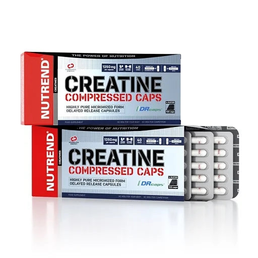 Nutrend Creatine Compressed Caps, 120 Kapseln - German Muscle Nutrition