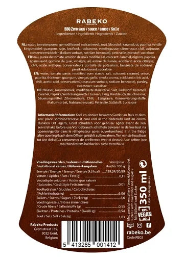 Rabeko Sauce Zero 350ml - German Muscle Nutrition